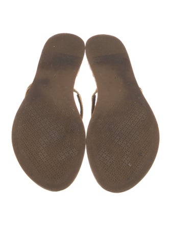 Tory Burch Leather T-Strap Sandals