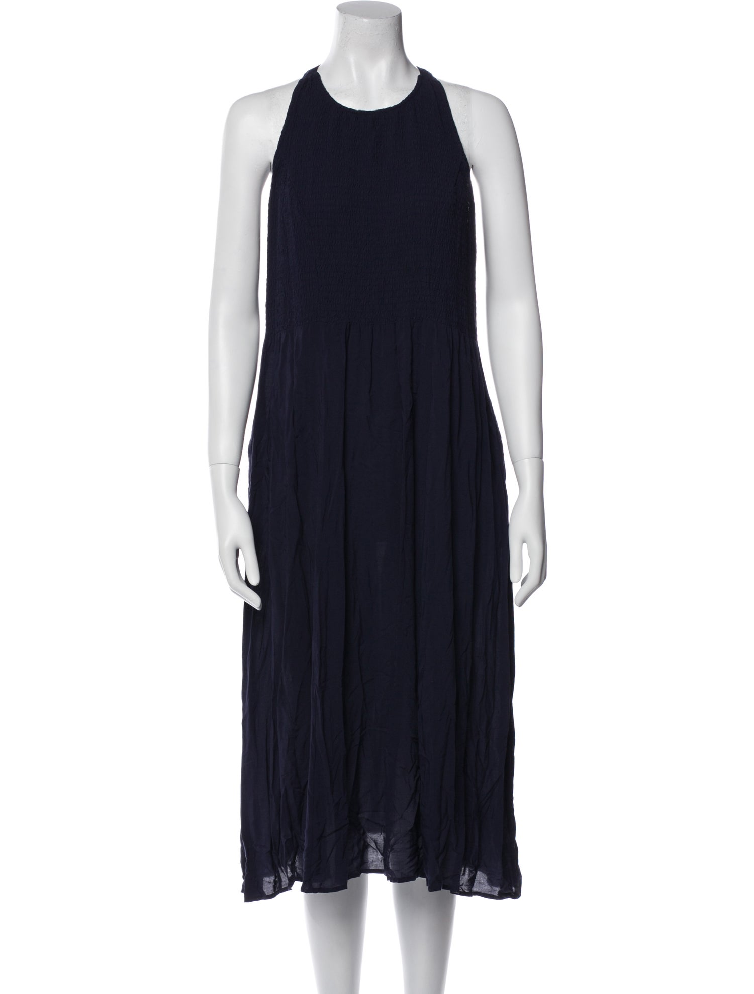 Tory Burch Crew Neck Midi Length Dress