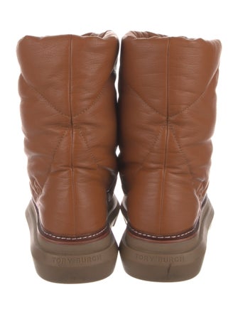 Tory Burch Leather Combat Boots