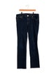 Tory Burch Mid-Rise Straight Leg Jeans