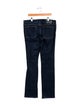 Tory Burch Mid-Rise Straight Leg Jeans