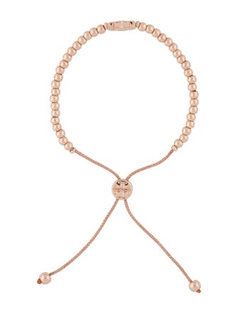 Tory Burch Textured Rope Logo Slider Bracelet