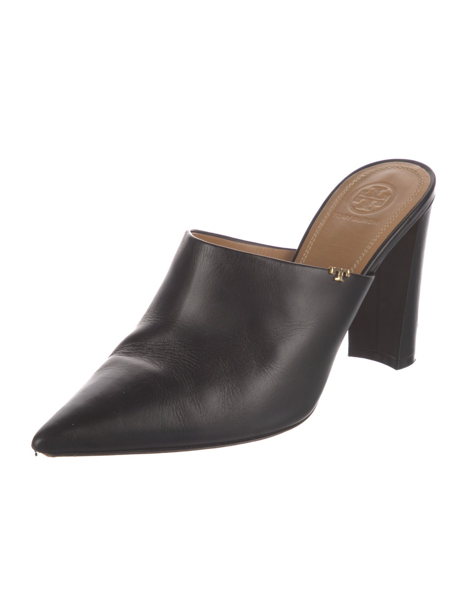 Tory Burch Leather Mules