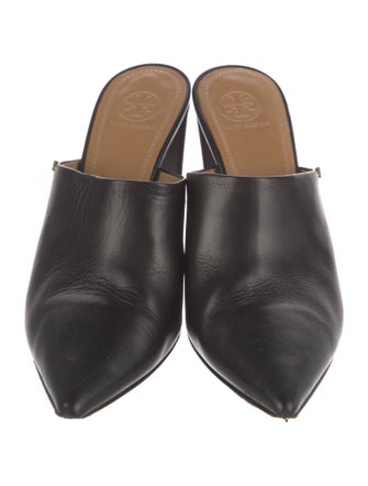 Tory Burch Leather Mules