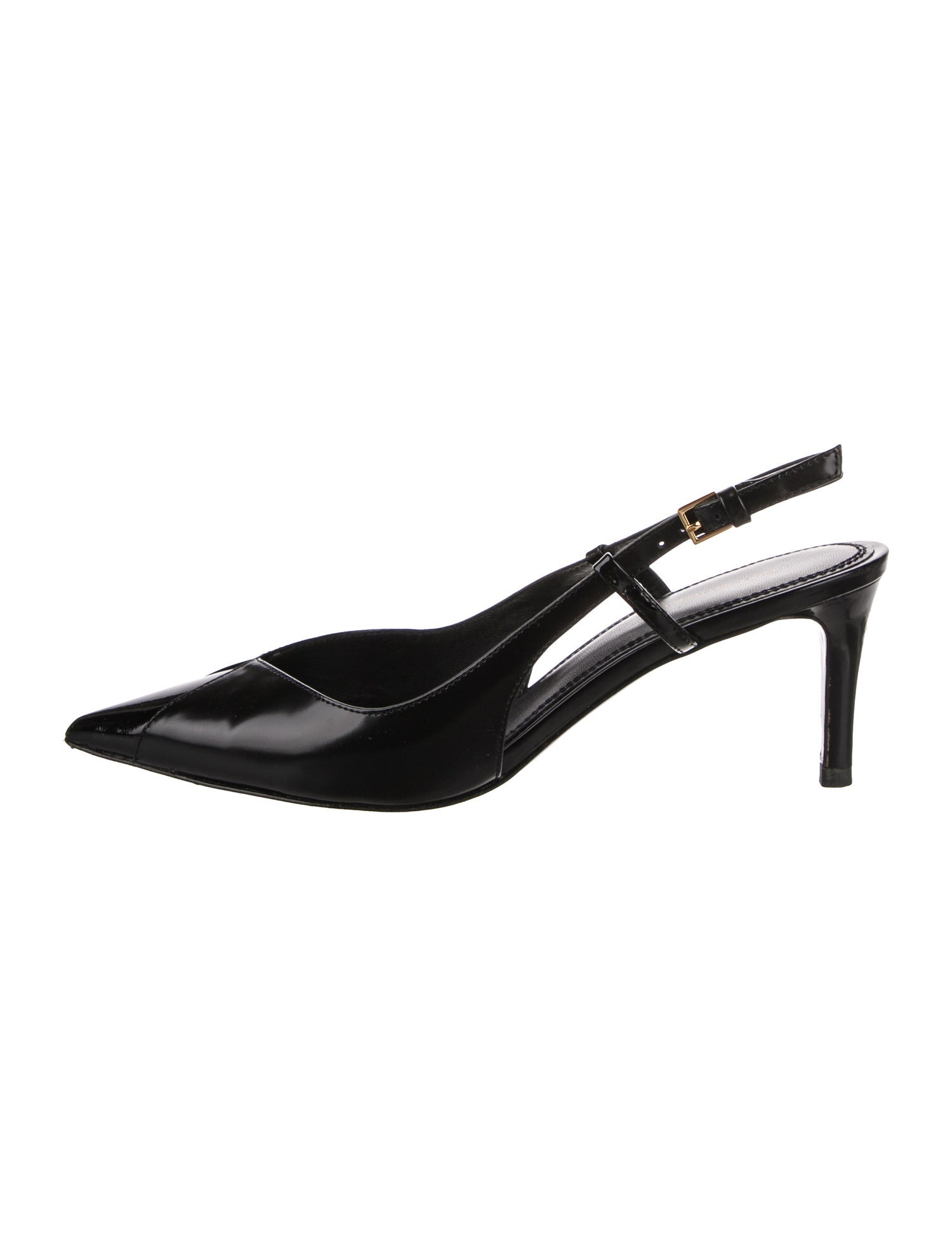 Tory Burch Vegetarian Patent Leather Slingback Pumps