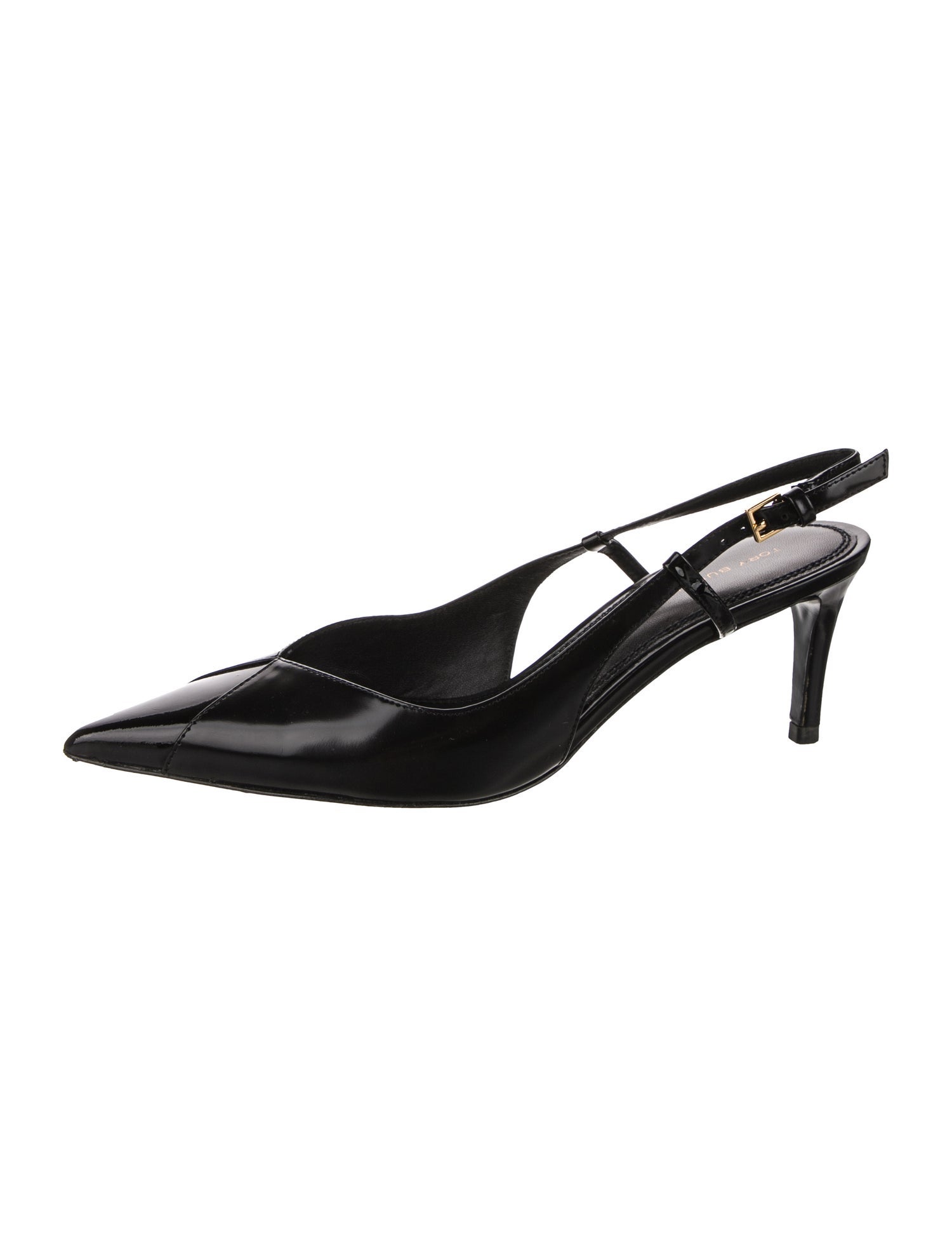 Tory Burch Vegetarian Patent Leather Slingback Pumps
