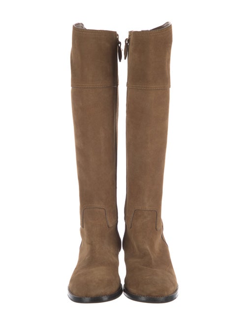 Tory Burch Suede Riding Boots
