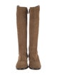 Tory Burch Suede Riding Boots