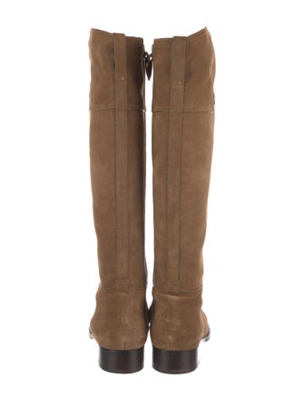 Tory Burch Suede Riding Boots