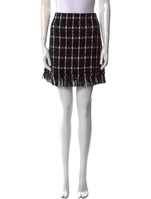 Tory Burch Plaid Print Mini Skirt