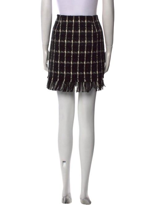Tory Burch Plaid Print Mini Skirt