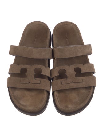Tory Burch Suede Slides