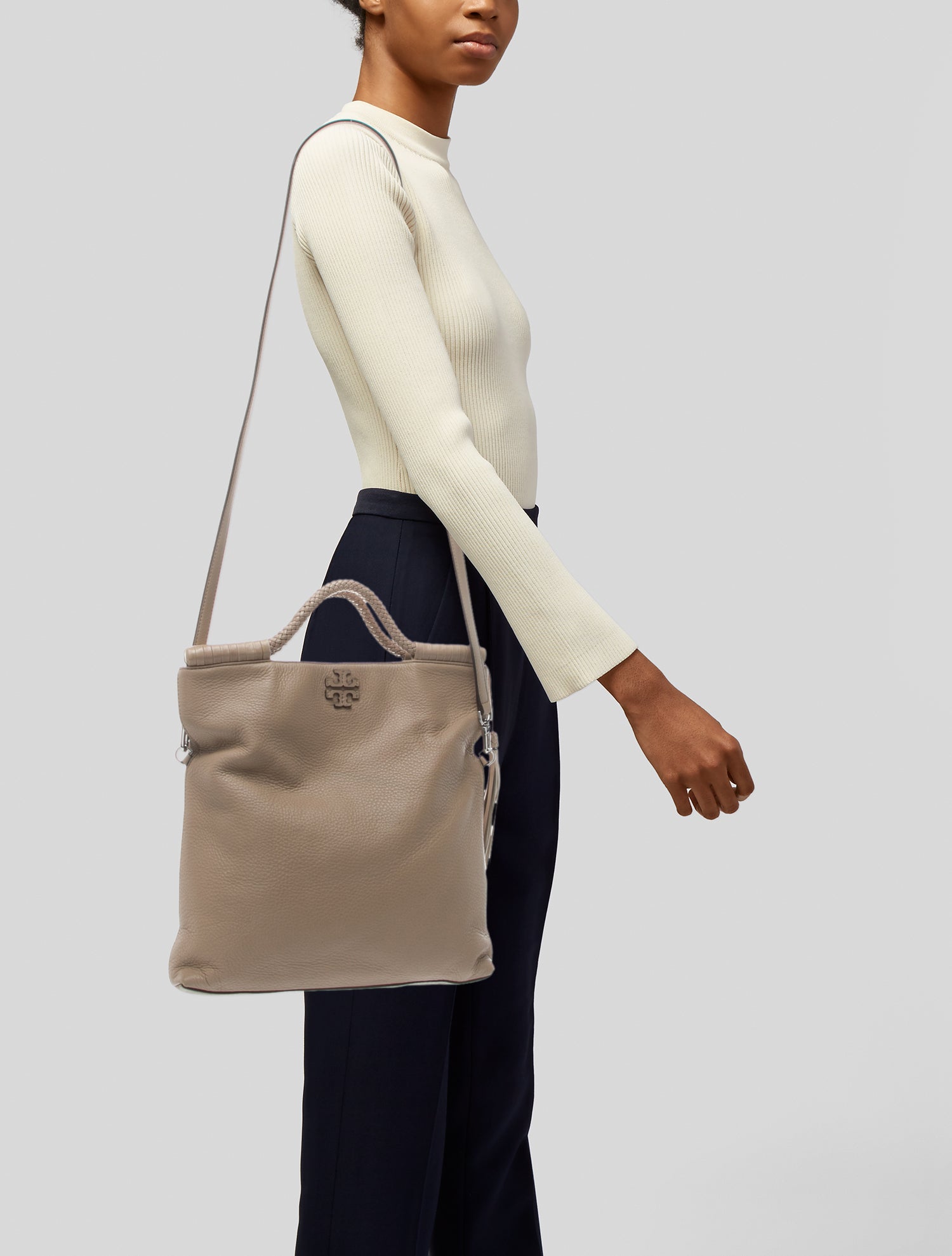 Tory Burch Leather Top Handle Bag