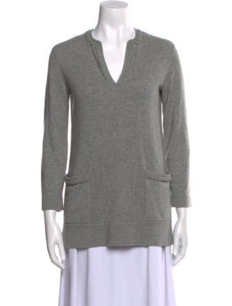 Tory Burch Cashmere V-Neck Sweater