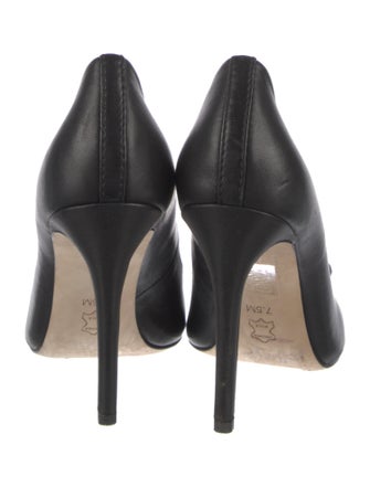 Tory Burch Leather Bow Accents Pumps