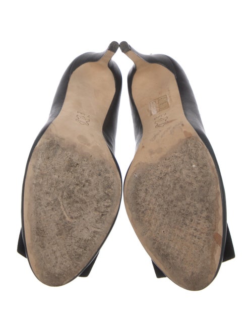 Tory Burch Leather Bow Accents Pumps