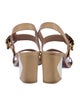 Tory Burch Leather Slingback Sandals