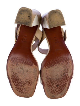 Tory Burch Leather Slingback Sandals