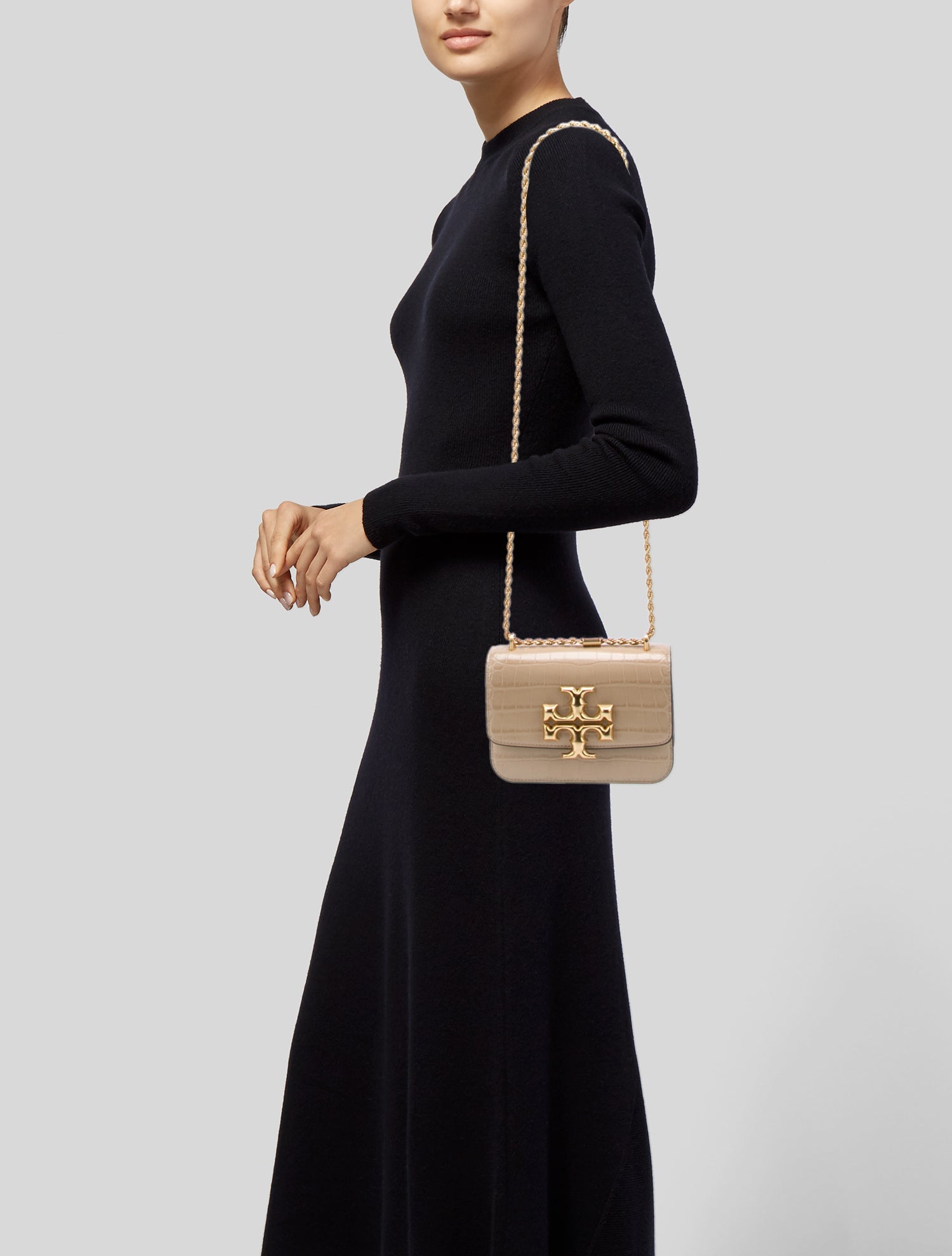 Tory Burch Crocodile Shoulder Bag