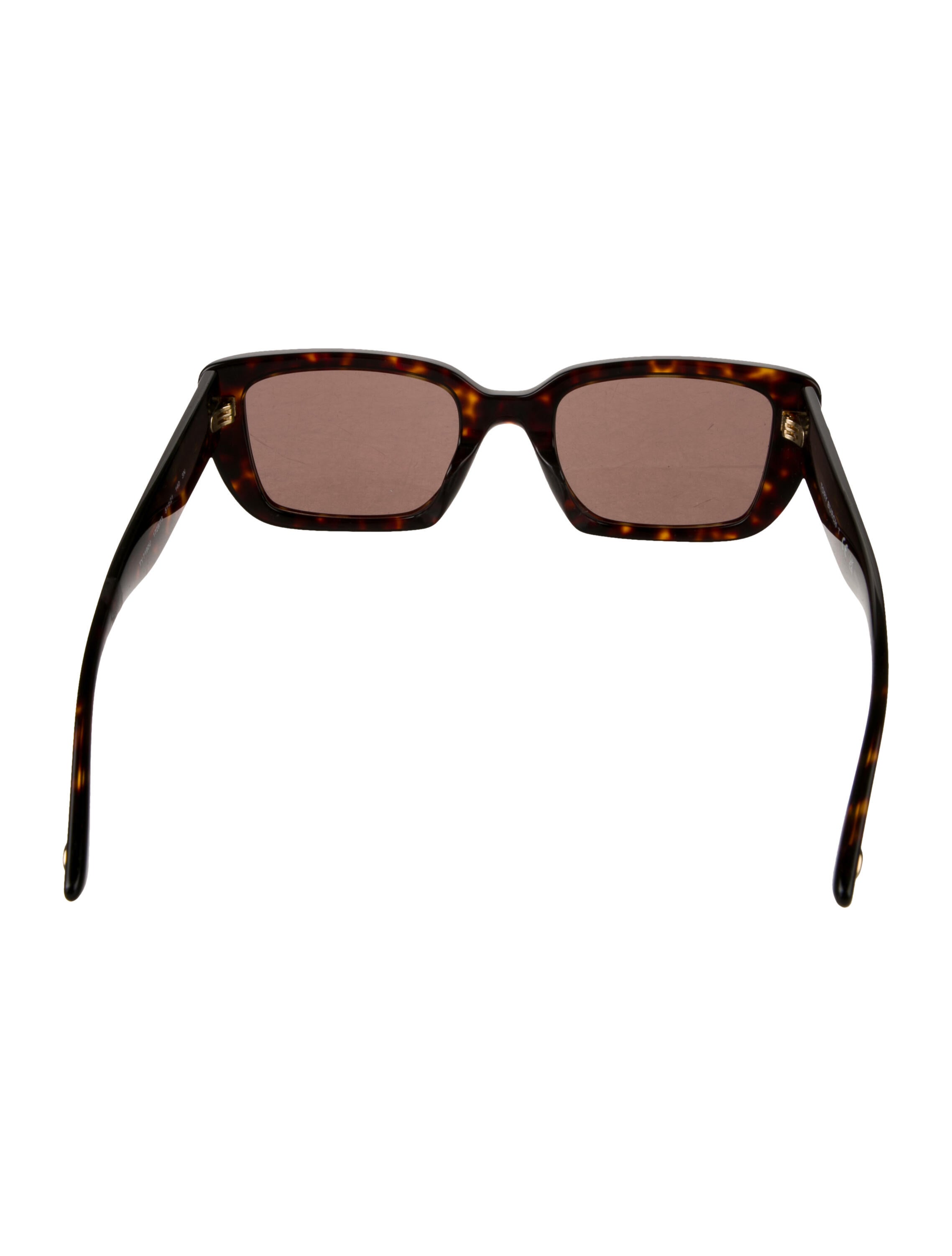Tory Burch Square Tinted Sunglasses