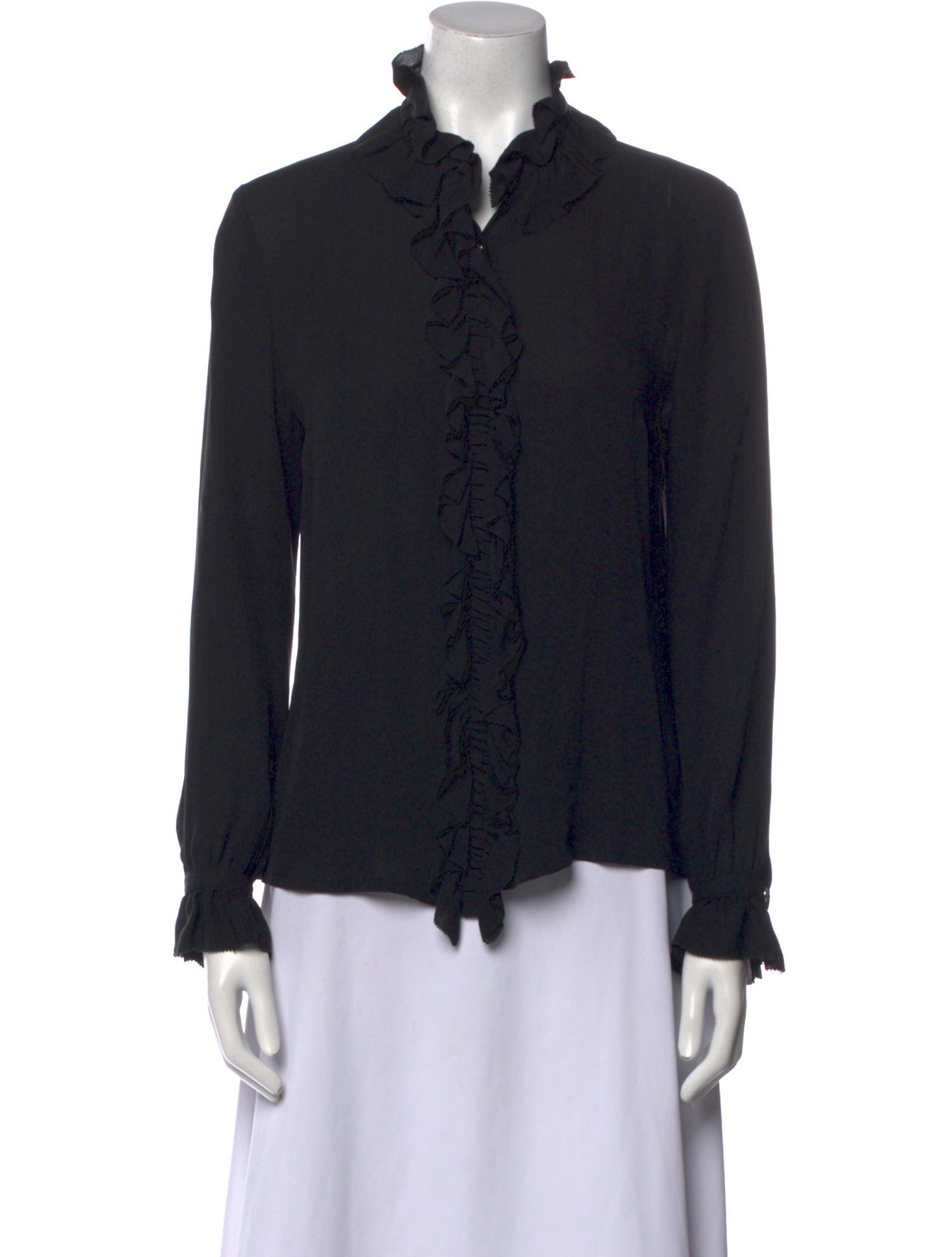 Tory Burch Silk Mock Neck Sweater