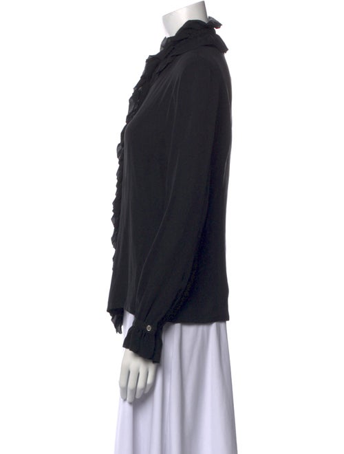 Tory Burch Silk Mock Neck Sweater