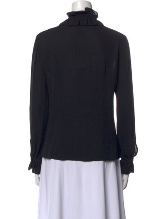 Tory Burch Silk Mock Neck Sweater