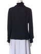 Tory Burch Silk Mock Neck Sweater
