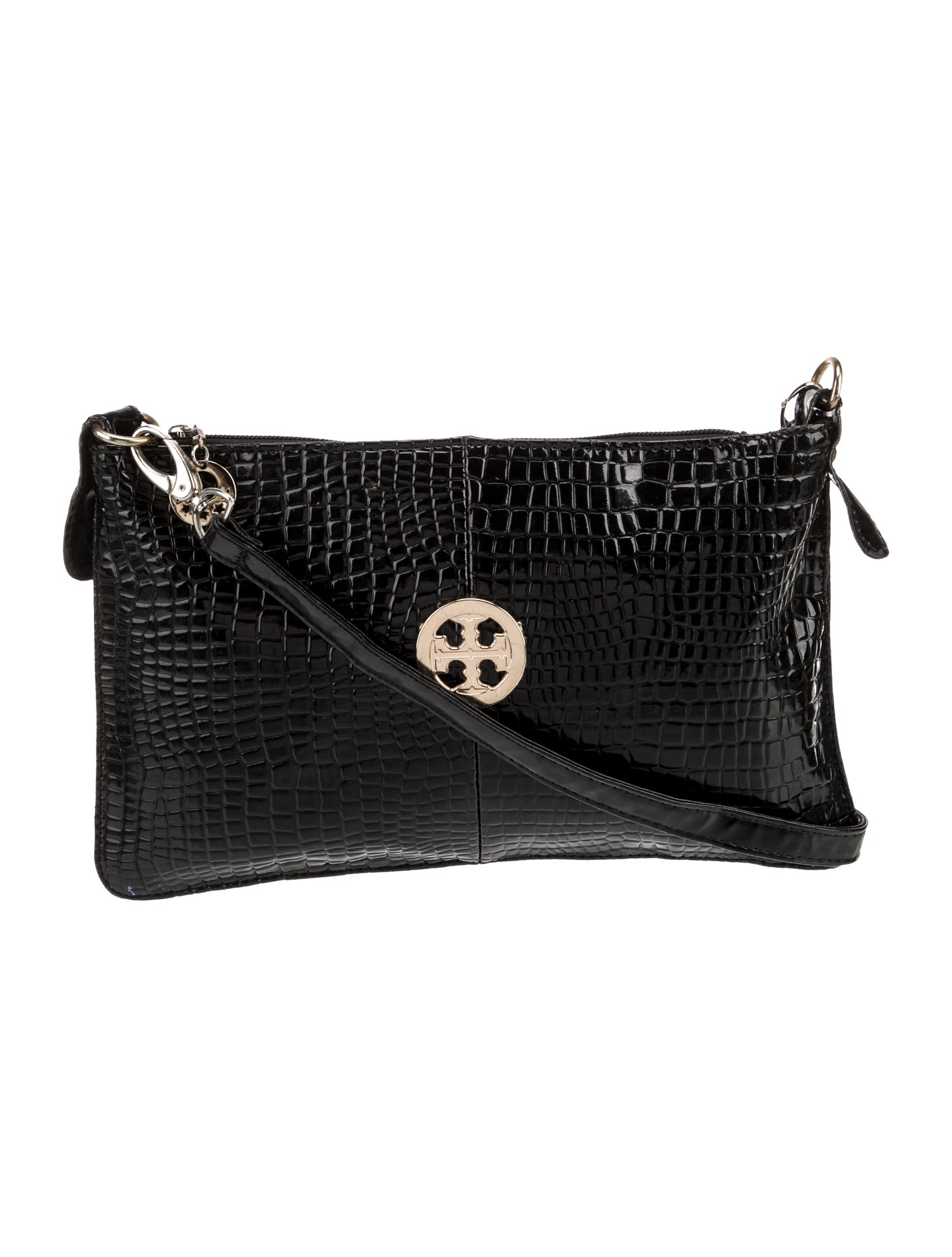 Tory Burch Embossed Leather Shoulder Bag
