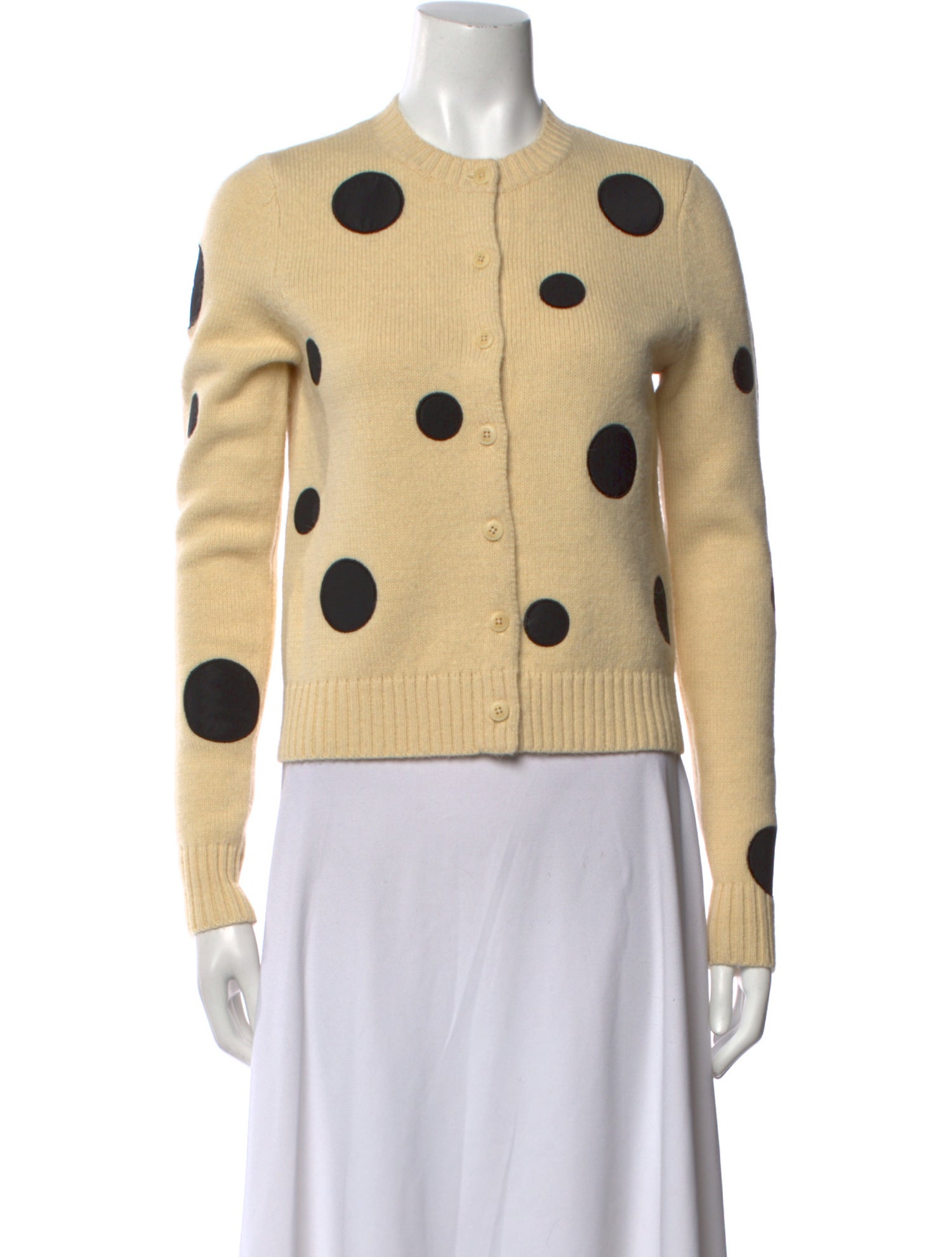 Tory Burch Polka Dot Print Crew Neck Sweater w/ Tags