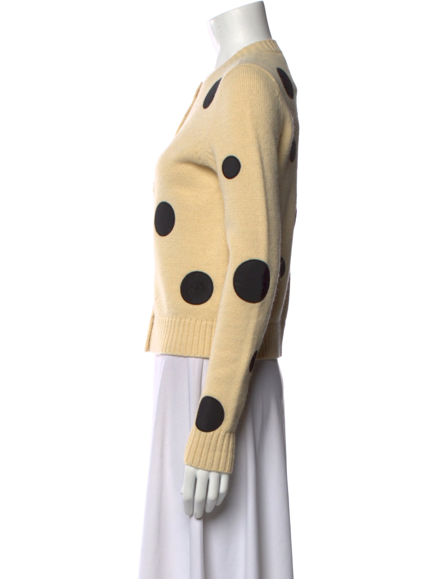 Tory Burch Polka Dot Print Crew Neck Sweater w/ Tags