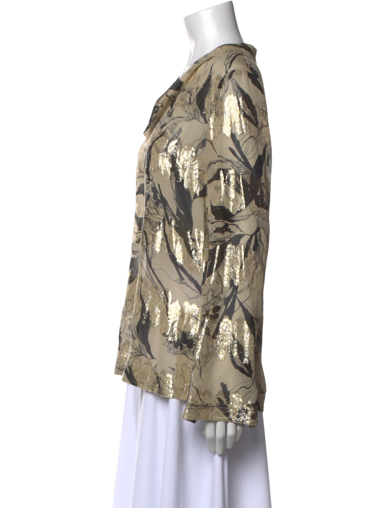 Tory Burch Silk Printed Blouse w/ Tags