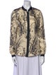 Tory Burch Silk Printed Button-Up Top