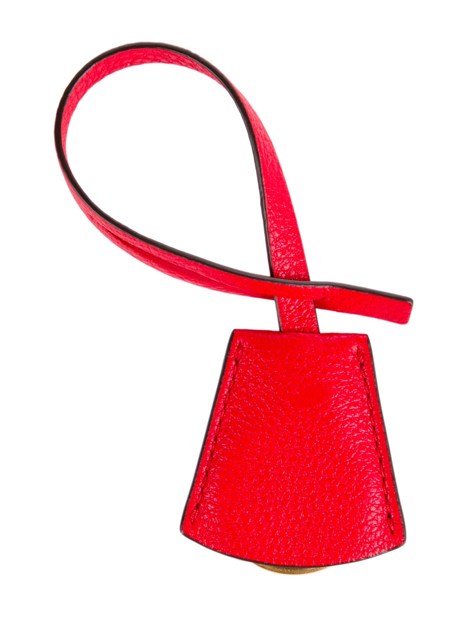 Tory Burch Leather Bag Charm With Signature Logo w/Tags