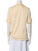 Tory Burch Short Sleeve Button-Up Top