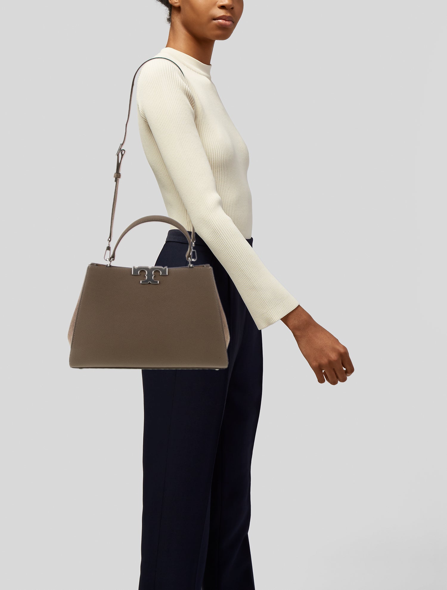 Tory Burch Leather Top Handle Bag