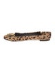 Tory Burch Ponyhair Animal Print Ballet Flats