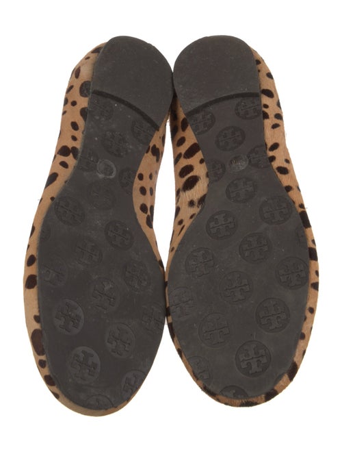 Tory Burch Ponyhair Animal Print Ballet Flats