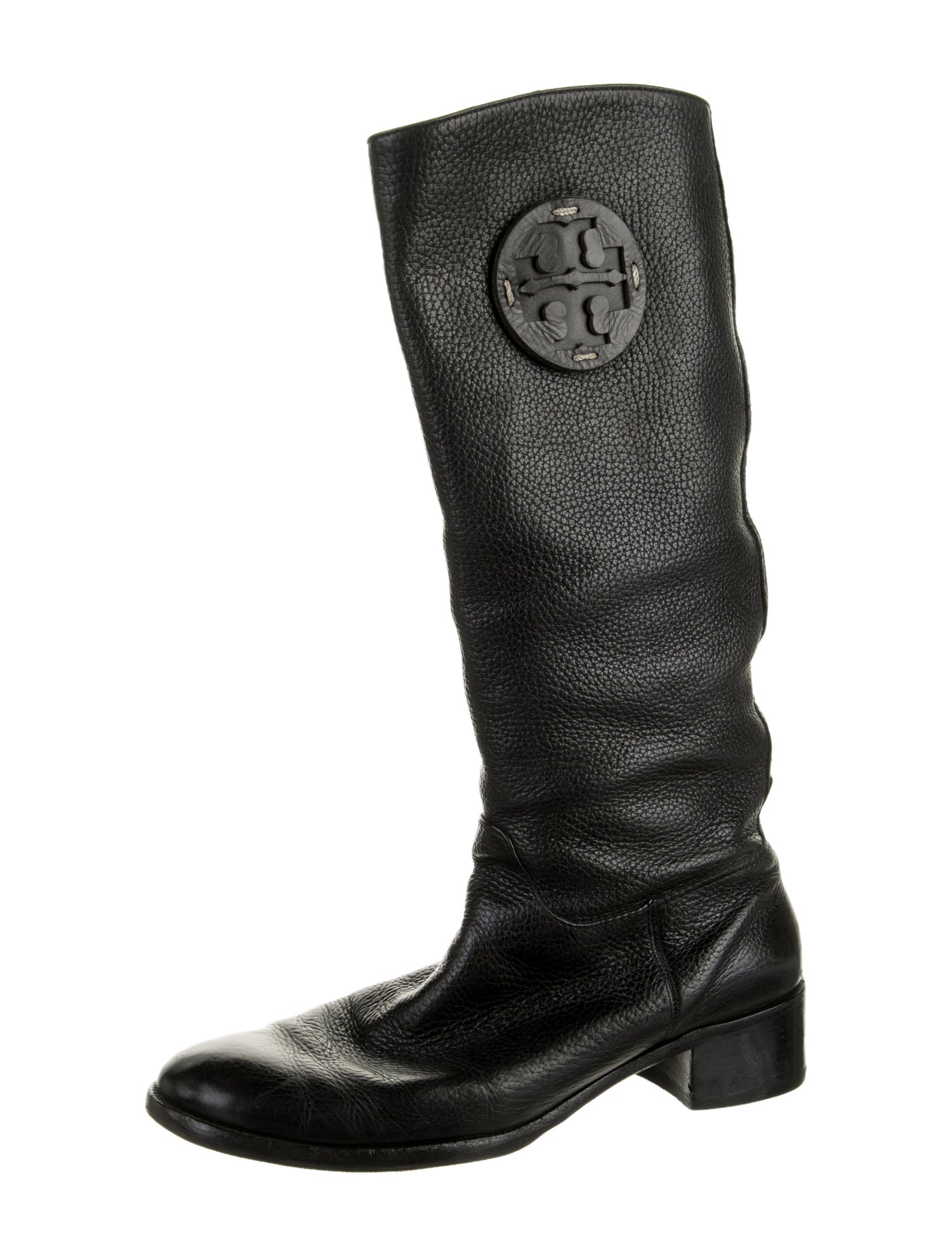 Tory Burch Leather Riding Boots