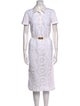 Tory Burch Lace Pattern Knee-Length Dress