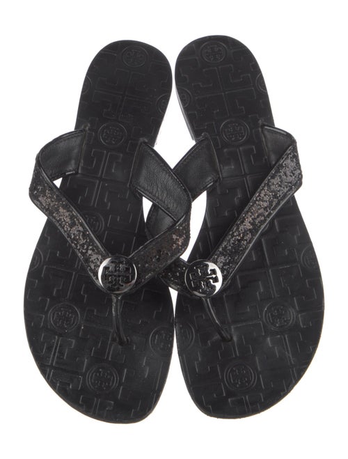 Tory Burch Leather Flip Flops