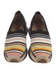 Tory Burch Signature Logo Striped Espadrilles