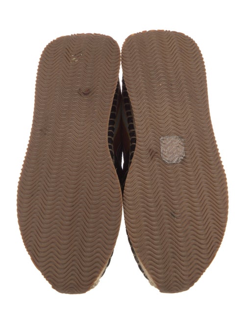 Tory Burch Signature Logo Striped Espadrilles