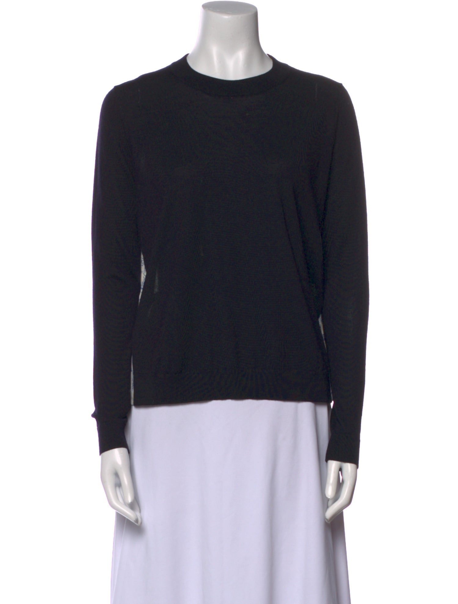 Tory Burch Merino Wool Crew Neck Sweatshirt