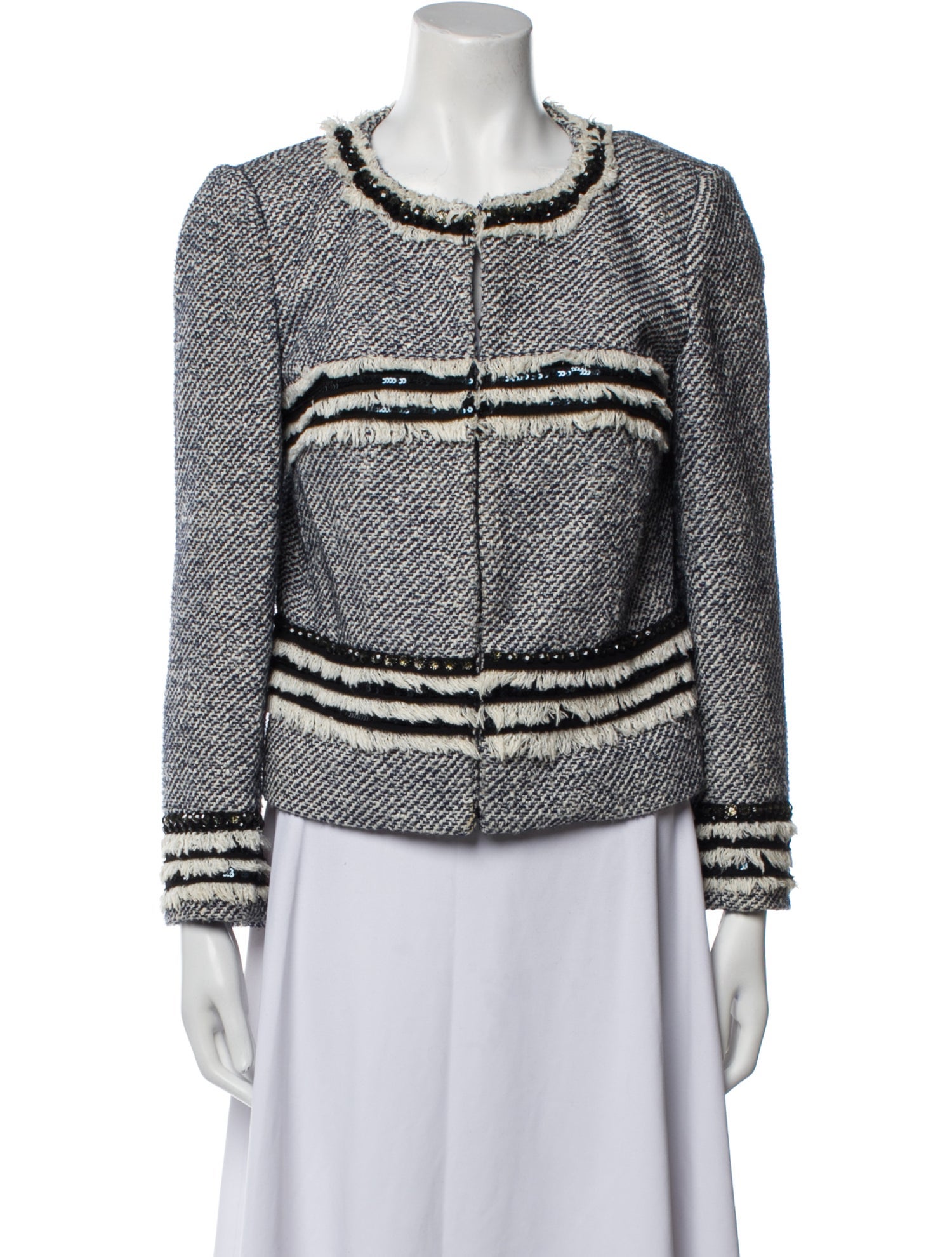 Tory Burch Tweed Pattern Jacket