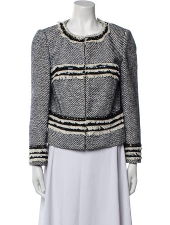 Tory Burch Tweed Pattern Jacket