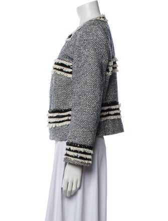 Tory Burch Tweed Pattern Jacket