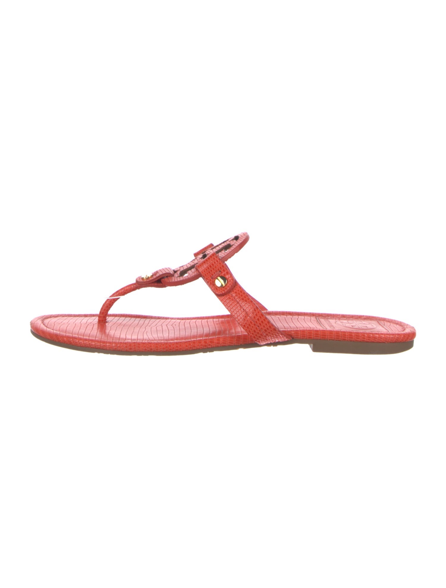 Tory Burch Leather T-Strap Sandals