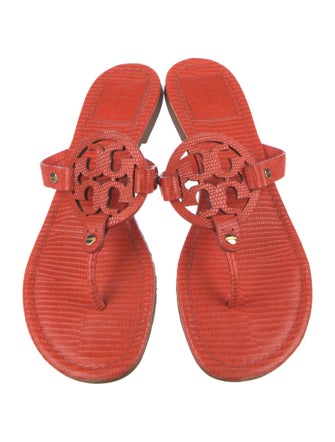 Tory Burch Leather T-Strap Sandals