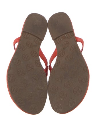 Tory Burch Leather T-Strap Sandals